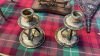 2 BOXES BRASS & WOODEN WARE & PLACE MATS - 2