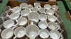 2 BOXES CUPS & SAUCERS SOUP BOWLS ETC - 6