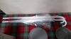 2 BOXES LIGHT BULBS WALL LIGHT BROLLIES ETC - 6