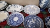 2 BOXES ASSORTED CHINA BLUE & WHITE ETC - 8