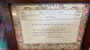 FRAMED GPO TELEGRAM FROM KING & QUEEN - 2