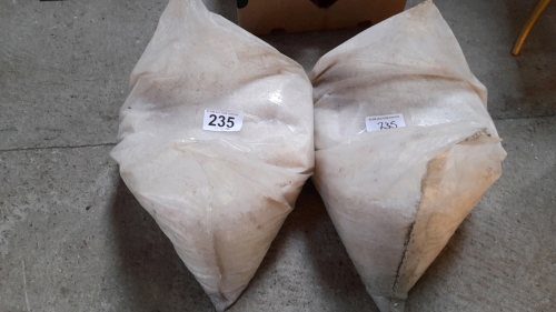 2 BAGS OF ROCK SALT