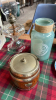 X2 BOX LAMPS, STONE FLAGON ETC - 5