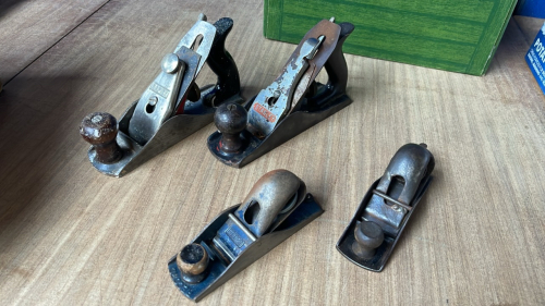 4 WOODEN PLANES