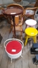 STOOLS, PLANT STAND ETC