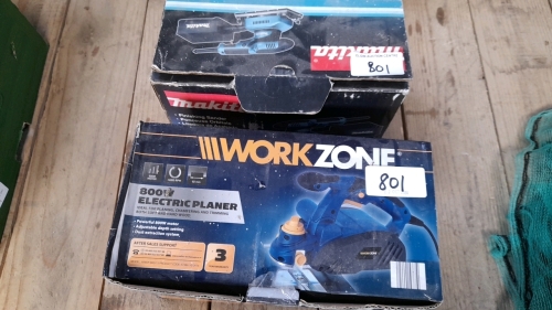 WORK ZONE & MAKITA PLANER