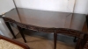 GLASS TOP HALL TABLE