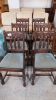 6 DINING CHAIRS
