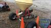 LOCIC TRAILED FERT SPREADER C/W HONDA 5HP ENGINE (NON-RUNNER) - 4