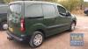 Citroen Berlingo 625 XTR + HDi - 1560cc 2 Door Van - 4