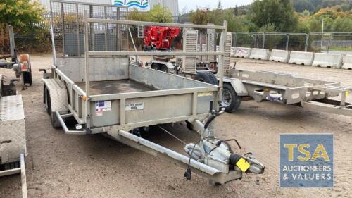 IFOR WILLIAMS GP126H PLANT TRAILER. Local Authority Direct