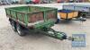 GREEN TIPPING TRAILER