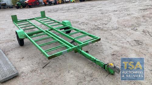 FLAT BED TRAILER 5300 LONG AND 2100 WIDE