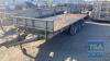 IFOR WILLIAMS TRAILER 16 FEET, TRI AXLE TRAILER - 2