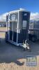 IFOR WILLIAMS HB506 BLACK HORSE BOX, TACK RACK, SLIDING WINDOWS