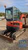 Kubota U27-4 Mini Excavator , c/w 2 Buckets, Quick Hitch and 3rd Line Piping , Year 2016, 965 Hours, No VAT - 5