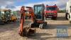 Kubota U27-4 Mini Excavator , c/w 2 Buckets, Quick Hitch and 3rd Line Piping , Year 2016, 965 Hours, No VAT - 7