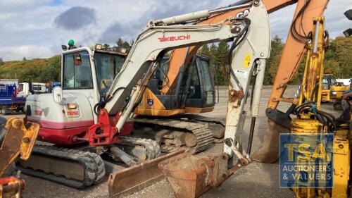 Takeuchi TB260, Year 2017, 3648 Hours, Plus VAT, Company Direct,