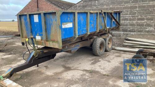 Marston F10 Twin Axle Hydraulic Tipping Trailer - 10 Tonne -