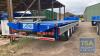 Gardiner 20 Tonne - 12 Box Tri Axle Flat Bed Trailer c/w - 7