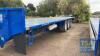 Gardiner 20 Tonne - 12 Box Tri Axle Flat Bed Trailer c/w - 13