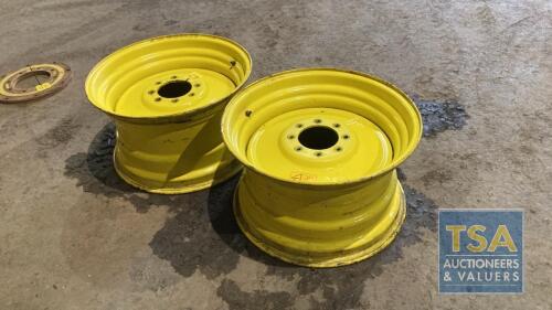 Pair John Deere DW15LX26 Wheel Rims - 8 Stud