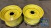 Pair John Deere DW15LX26 Wheel Rims - 8 Stud - 3