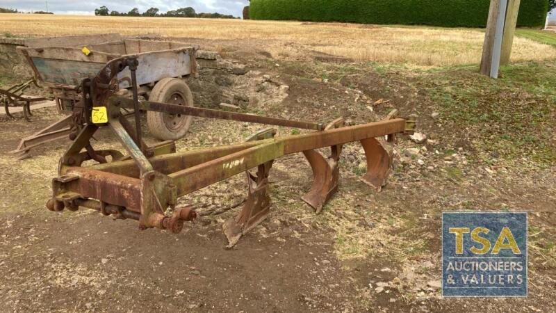 Ramsomes 4 Furrow Conventional Plough - 1 Furrow