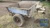 Single Axle Wooden Tipping Cart - 2