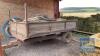 Single Axle Wooden Dropside Trailer c/w Quantity Fencing - 6