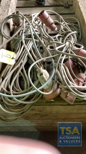 3 No. 3 Phase Extension Cables - Various