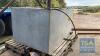 Galvanised Header Water Tank - Approximately 3500 Litres