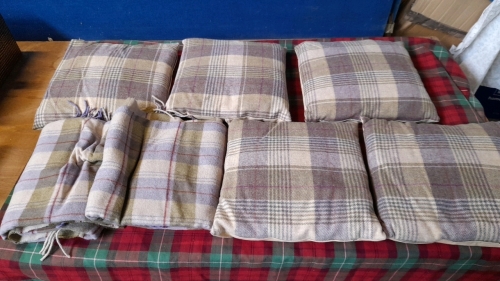 TARTAN CUSHIONS THROWS ETC