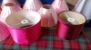 ASSORTED PINK LAMPSHADES - 6