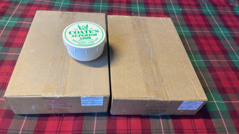 BOX 13 COATES SUPERIOR LIME SHAVING CREAM