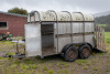 Bateson livestock trailer with sheep decks