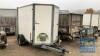 Ifor Williams BV85 Box Trailer Year 2016 - 758S055 - AF