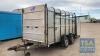 IFOR WILLIAMS LIVESTOCK TRAILER 12 x 6'6" C/W SHEEP DECKS, - 2