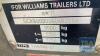 IFOR WILLIAMS LIVESTOCK TRAILER 12 x 6'6" C/W SHEEP DECKS, - 7