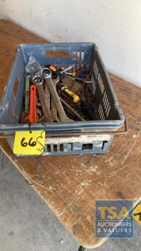 TRAY SPANNERS MIXED LOT