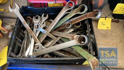 TRAY MIXED SPANNERS