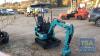 TOS Mini Digger, 1 Ton, Year 2024, 50 Hours,