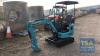 TOS Mini Digger, 1 Ton, Year 2024, 50 Hours, - 2