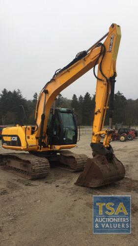 JCB JS145, Year 2010, 9989 Hours, Plus VAT,