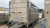 IFOR WILLIAMS TRAILER C/W ALLOY DECKS, CATTLE GATE - 2