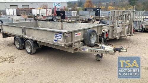 IFOR WILLIAMS LM146 DOUBLE AXLE DROP SIDES, LED LIGHTS -