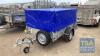 IFOR WILLIAMS P6E HIGH RAMP, MESH SIDES, BLUE COVER - SERIAL - 2