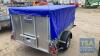 IFOR WILLIAMS P6E HIGH RAMP, MESH SIDES, BLUE COVER - SERIAL - 4