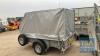 IFOR WILLIAMS 8X4.6 TRAILER WITH COVER AND RAMPS AND 2 KEYS - 3