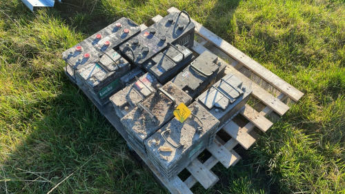 VARIOUS TRACTOR BATTERIES